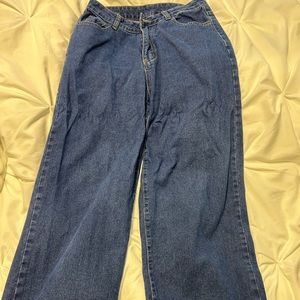Baggy wide leg jeans